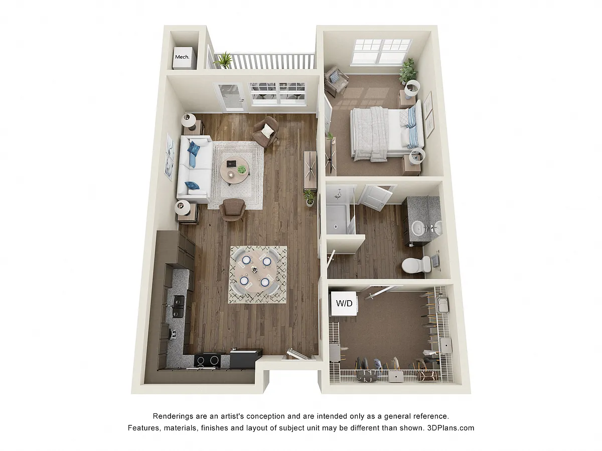 Floor plan The Mill