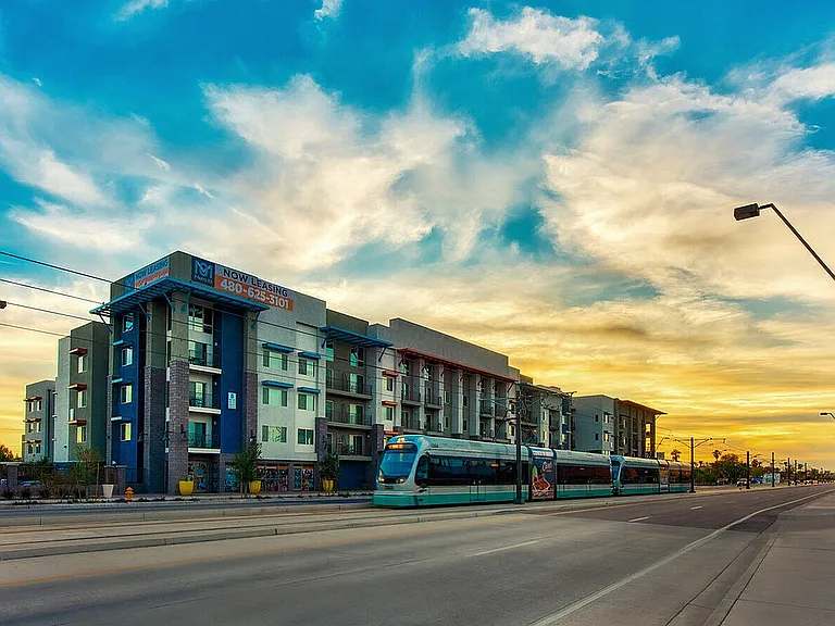 Sunset Building Photo from Price Rd