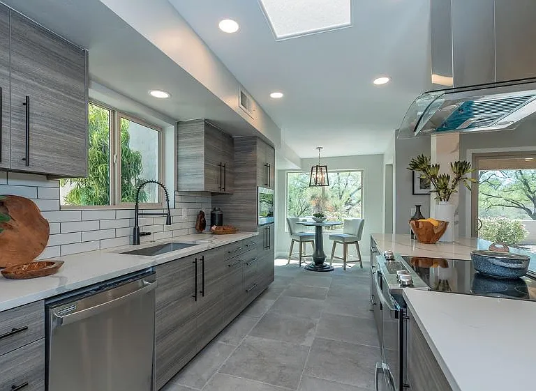 kitchen to dining room