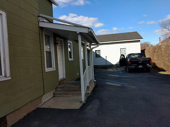 Driveway and side porch