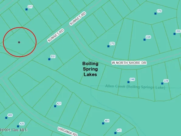 8889-88&89 Sunset Rd Lot 88-89, Boiling Spring Lakes, NC 28461