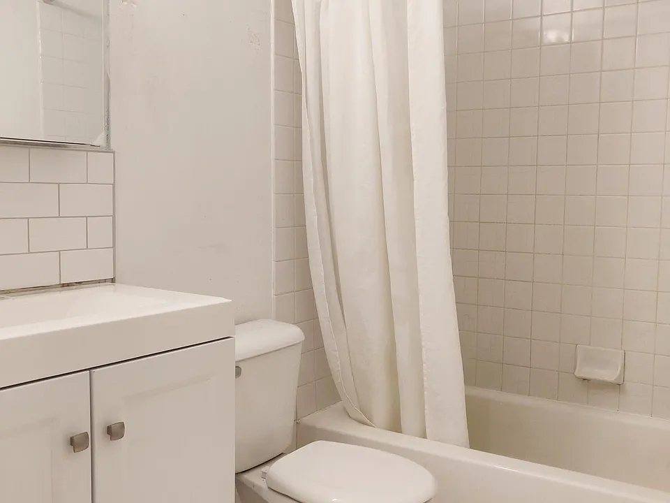 Bathroom: shown here mid renovation