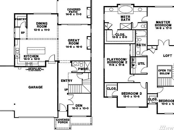 Same floor plan of completed home in different community.