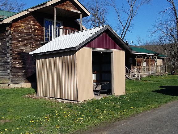 shed for woodstove