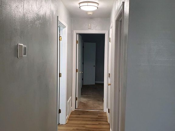 Freshly painted hallway