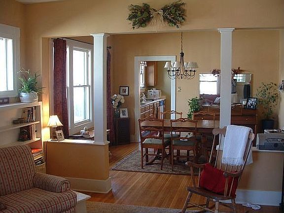 Living room & dining room