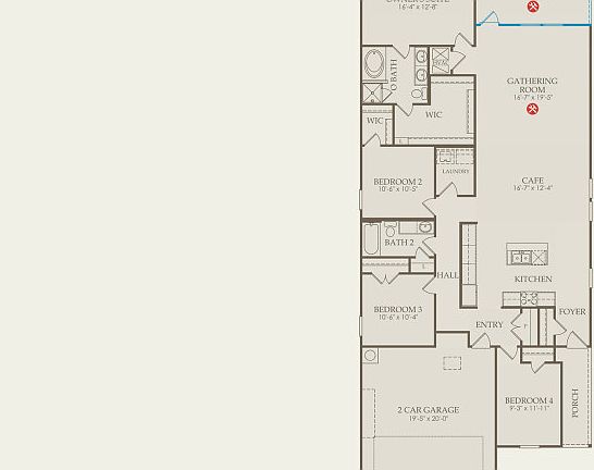 Chatfield Floor Plan, Quick Move-In Home, Floor 1