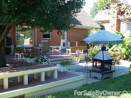 Party Area
						:
						Large deck and flag stone patio.