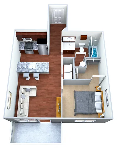 Floor plan Legacy 1-B
