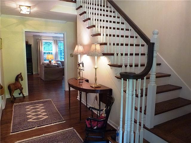 The gracious foyer welcomes you into this home.