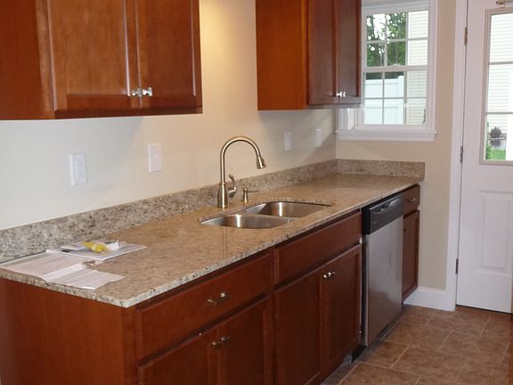 Kitchen with granite counters and SS appliances