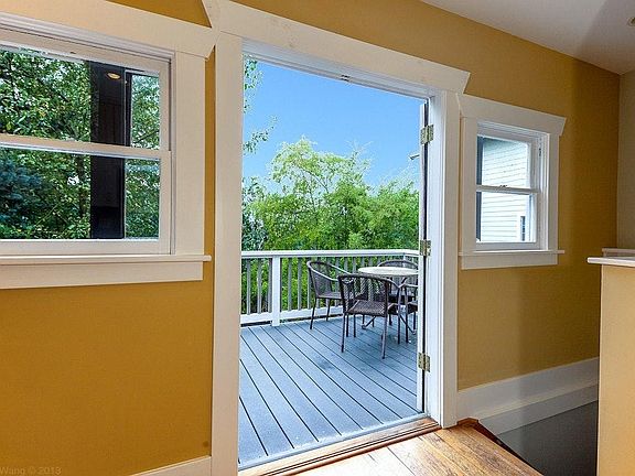 French doors off kitchen