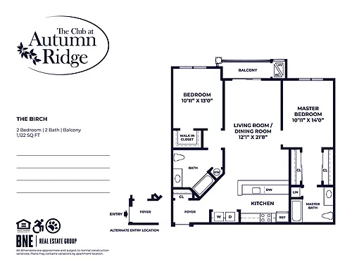 Floor plan The Birch