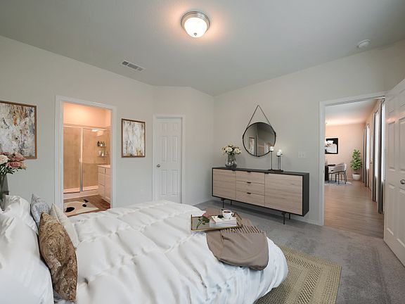 Spacious owner s suite with private bath