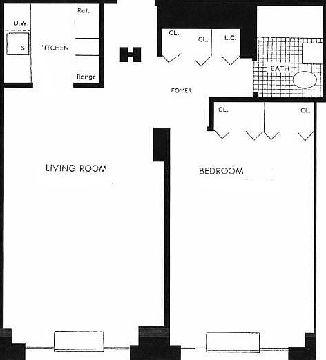 1st image of 330 W 56th St APT 23H