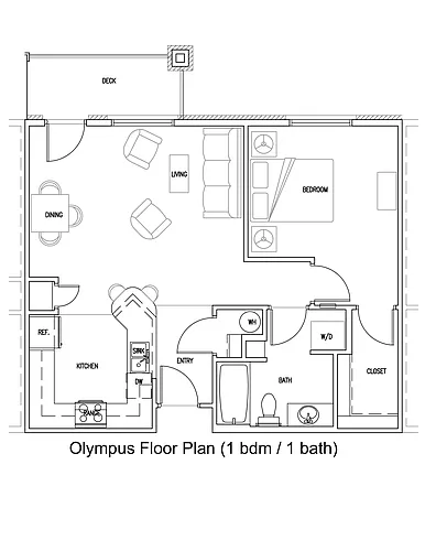 Floor plan Olympus