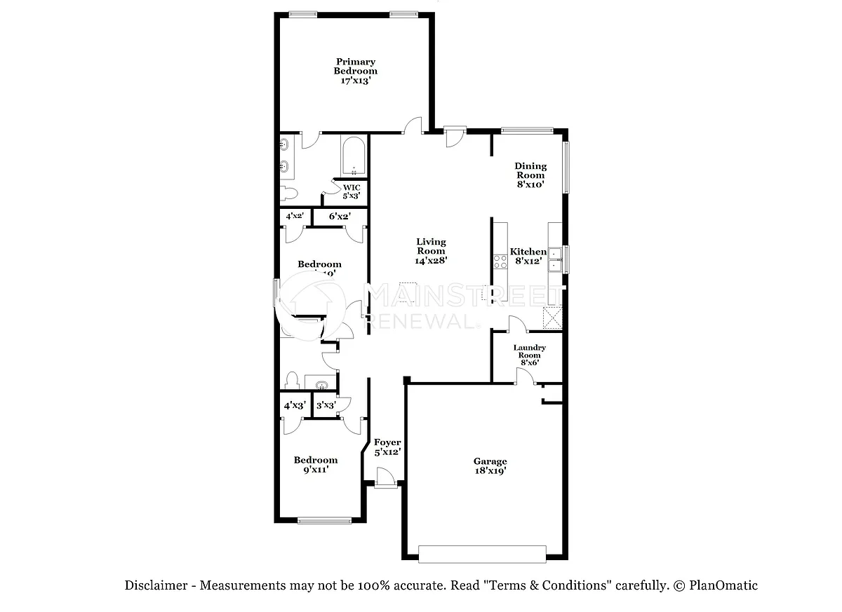 Floor Plan - 133 Hidden Trace Ct