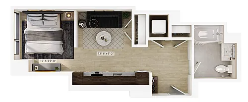 Floor plan Studio-S1
