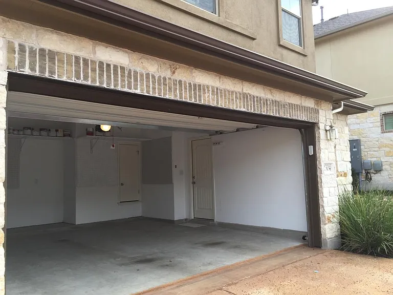 Two-car garage with ample storage capacity