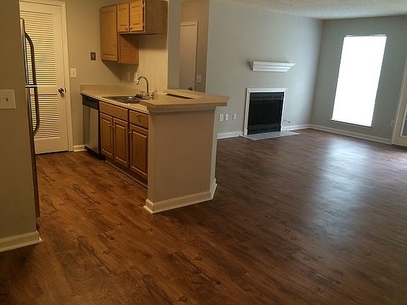 Large living room with a fireplace