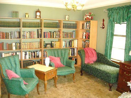 Living Room - currently used as a Library / Sitting Room