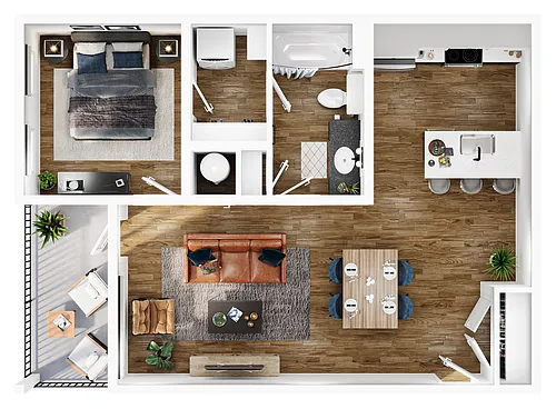 Floor plan Shellstone-1B