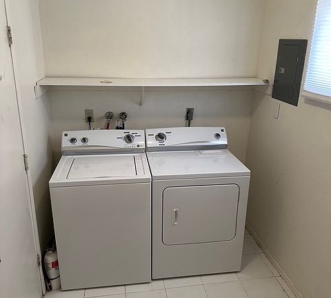 Personal laundry room.