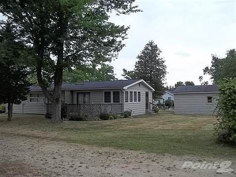 Property also has a garage