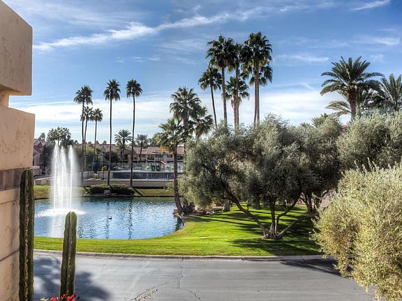 Waterfall feature picture taken from upper deck area