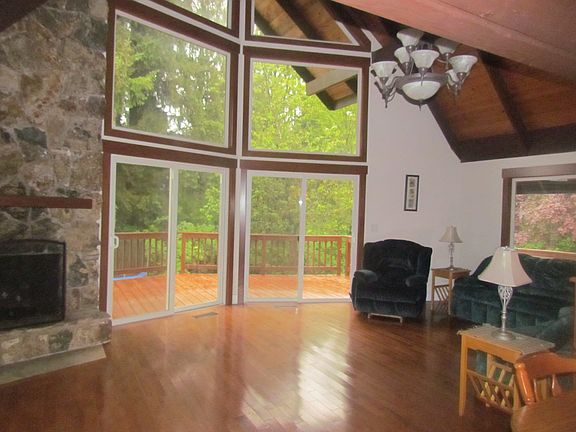 view of trees from greatroom