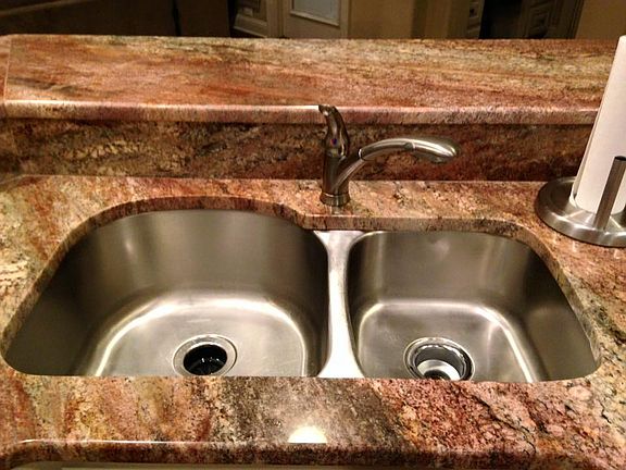Granite and Double Sink