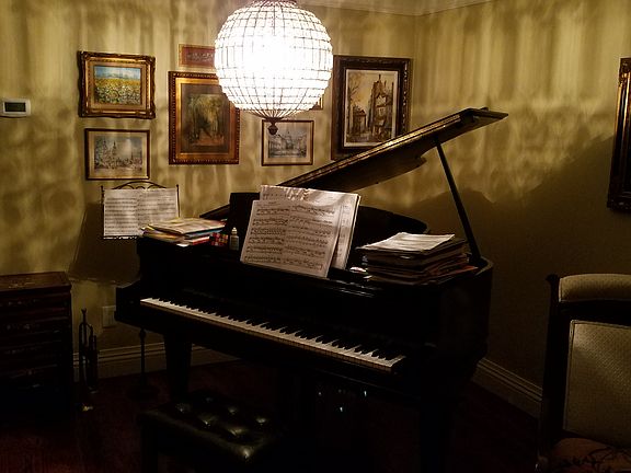 Piano Room & Living Room