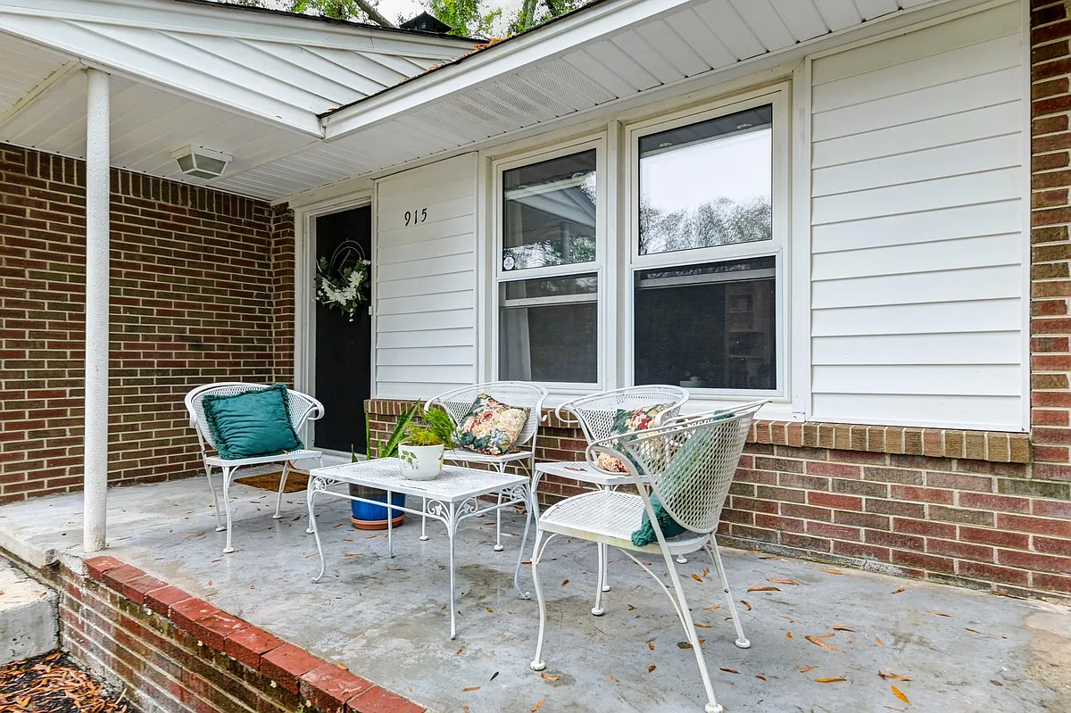 super cute porch for sunny SC days! - 915 Airport Blvd