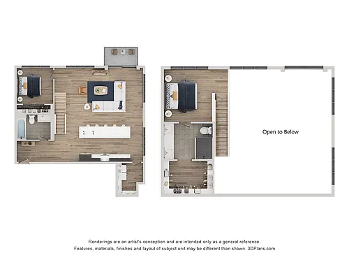 Floor plan Penthouse Loft - coming available 11-5-26
