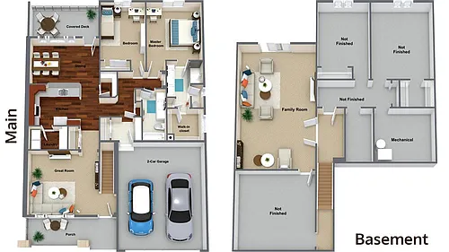 Floor plan Dark Bay
