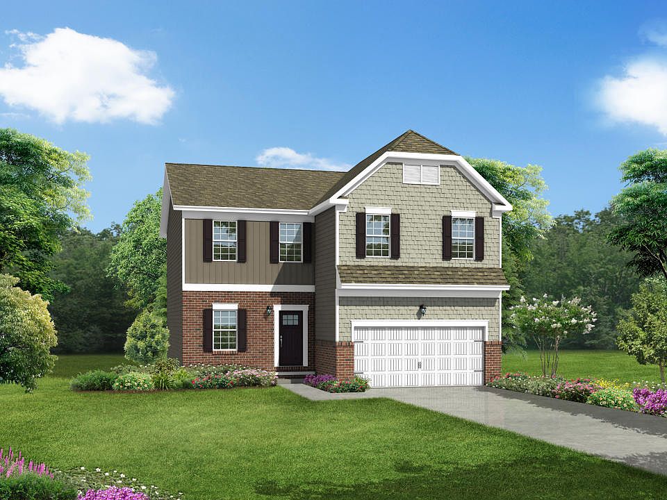 Elevation A Opt New England Partial Brick Front