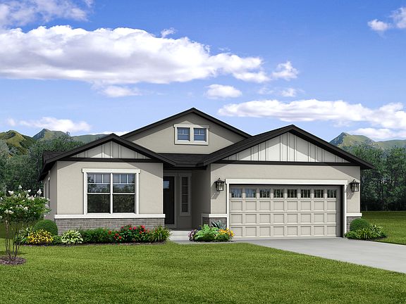 Craftsman Exterior Photo representing home to be built and may demonstrate optional features