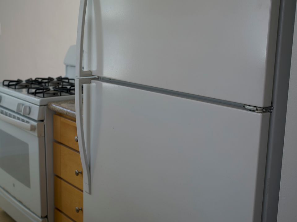 close up fridge