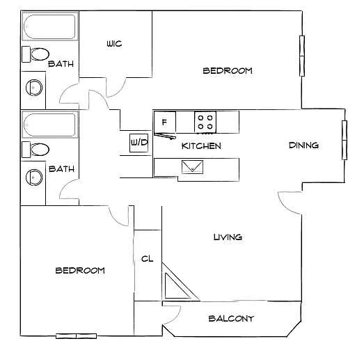 Floor plan Design 2B