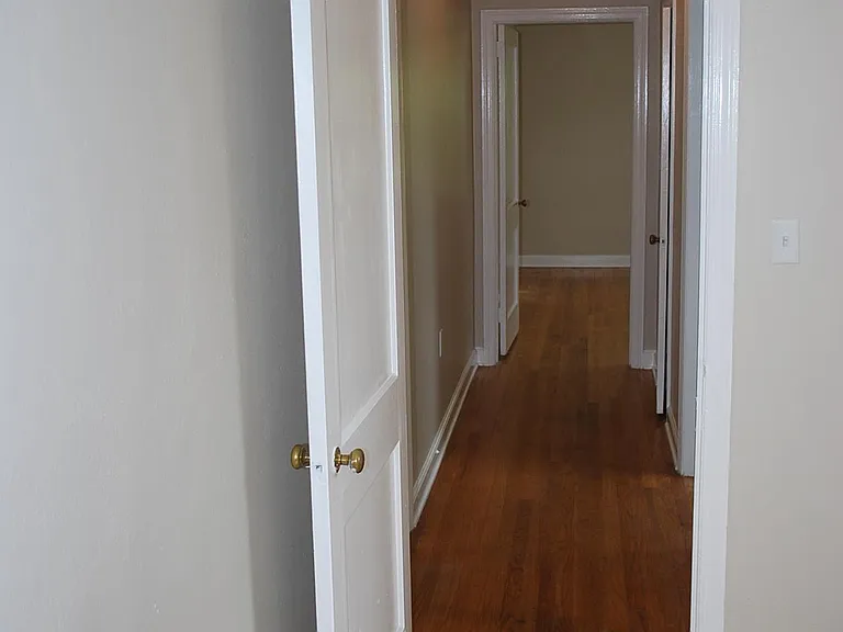 Hallway from Bedrooms front to back of house