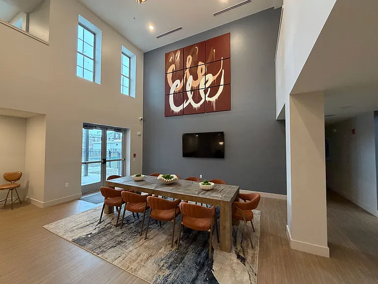 Dining area in clubhouse