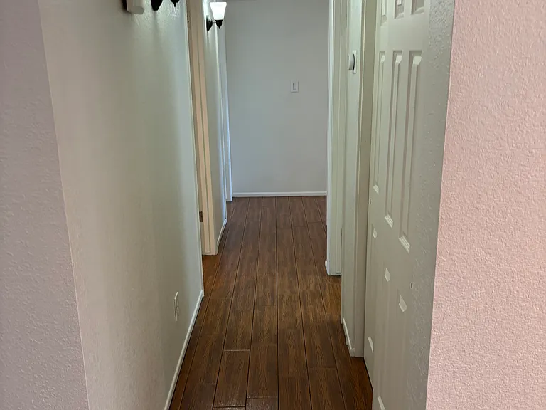 From living room looking down the hall.