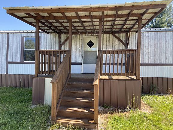 Freshly Stained Front Deck