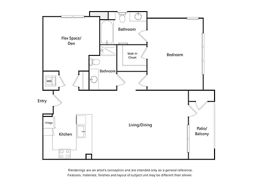 Floor plan 1C