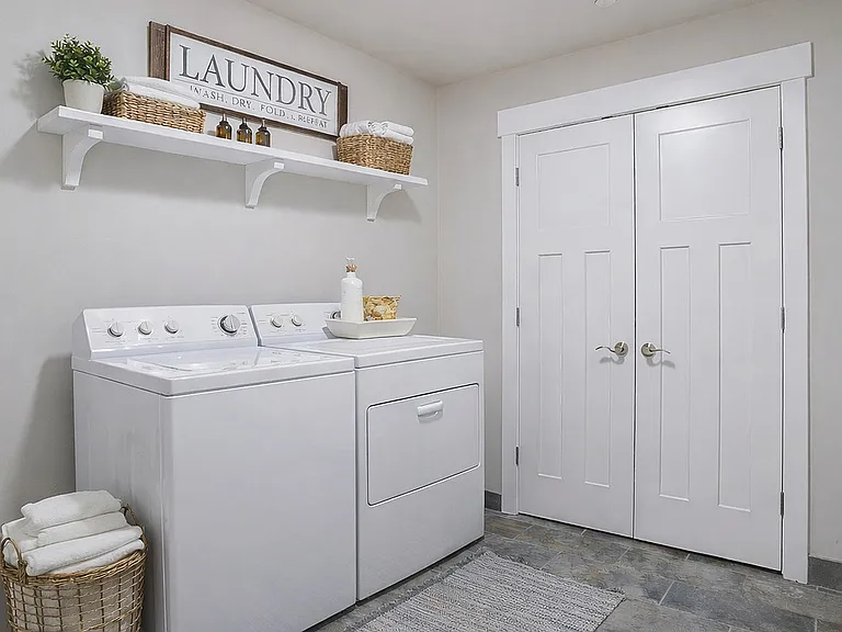 Enjoy the convenience of a full-size washer and dryer in your private laundry room at Junction View.