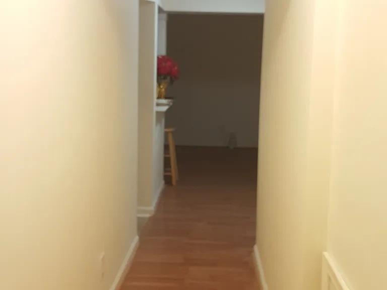 Hallway from bedroom to living room