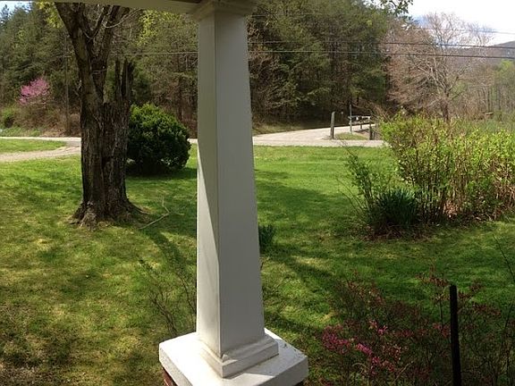 view from side porch