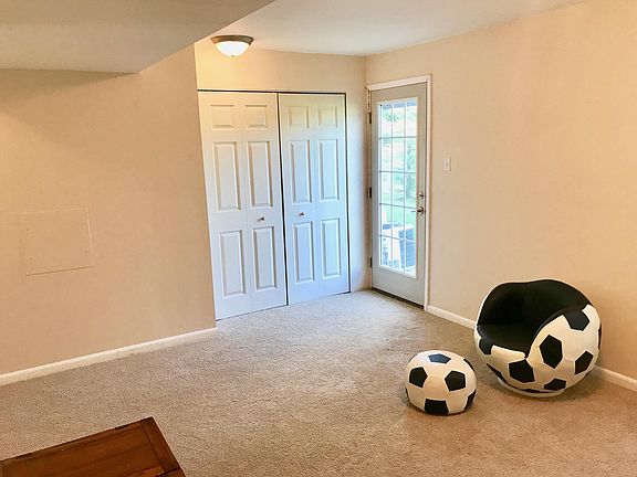 Basement Room with Entrance to Backyard