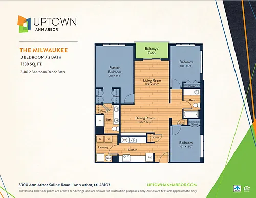 Floor plan The Milwaukee