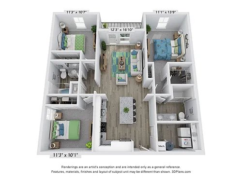 Floor plan C1